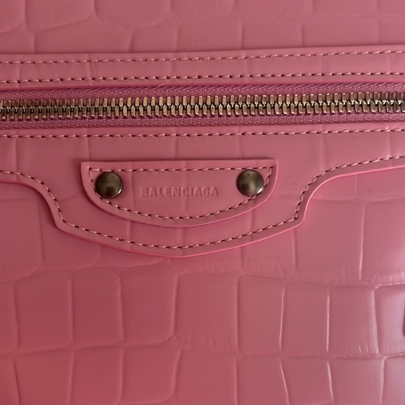 Neo Balenciaga croc embossed leather crossbody bag - Picture 13 of 15